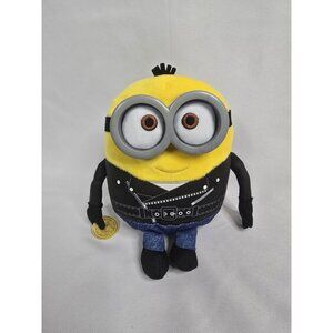 Illumination's Minions The Rise Of Gru Biker Otto Motard Plush Minion Yellow 6”